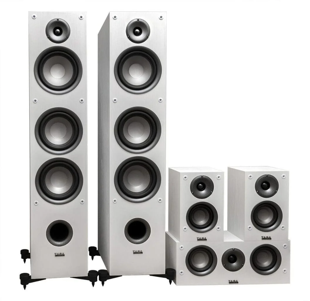 Комплект акустики 5.0 Taga Harmony TAV-607F+C+S White