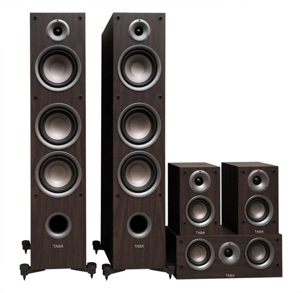 Комплект акустики 5.0 Taga Harmony TAV-607F+C+S Wenge