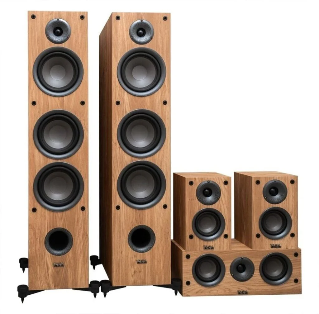 Комплект акустики 5.0 Taga Harmony TAV-607F+C+S OAK