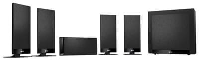 Комплект акустики KEF T105 System Black