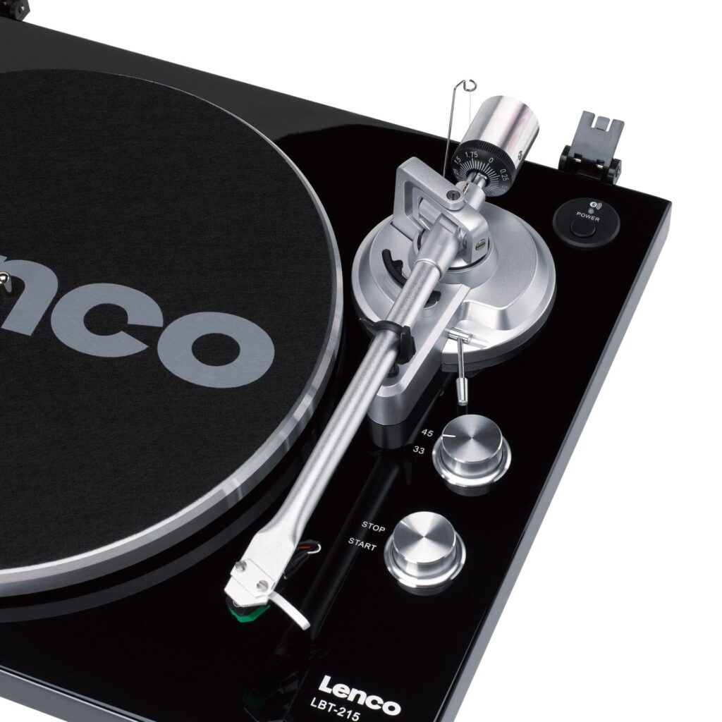 Виниловый проигрыватель Lenco LBT-215BK