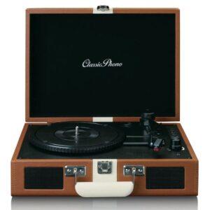Виниловый проигрыватель Lenco CLASSIC PHONO TT-120BNWH