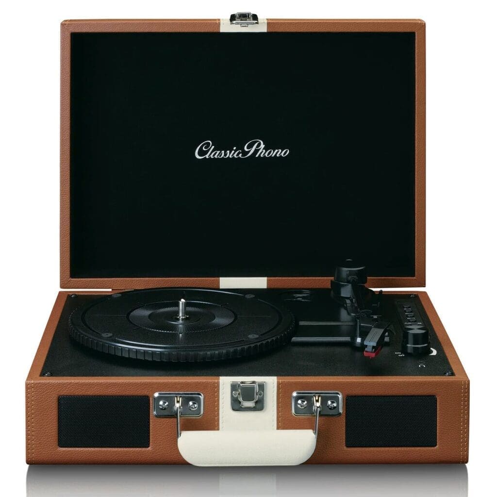 Виниловый проигрыватель Lenco CLASSIC PHONO TT-120BNWH