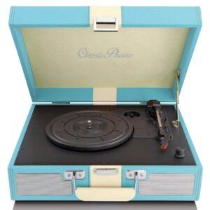 Виниловый проигрыватель Lenco CLASSIC PHONO TT-33 Blue
