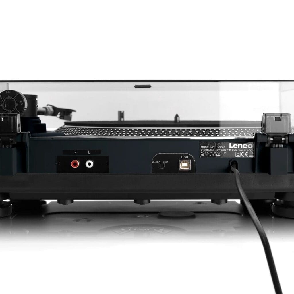 Виниловый проигрыватель Lenco L-3808 Black