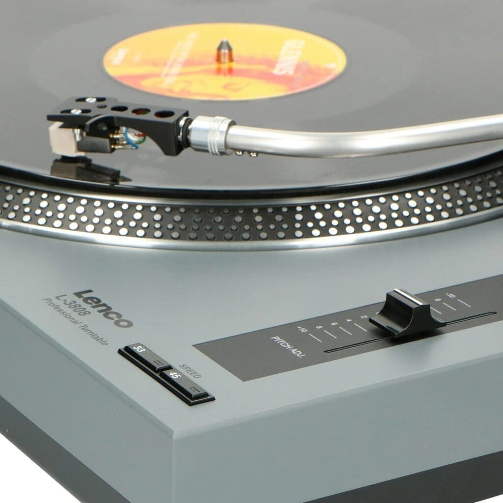 Виниловый проигрыватель Lenco L-3808 MATT GREY