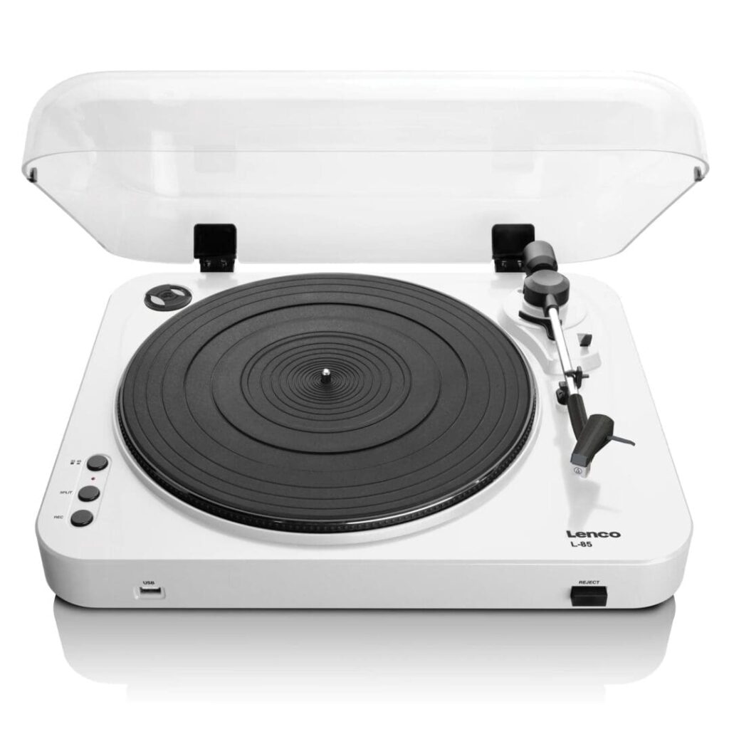Виниловый проигрыватель Lenco L-85 WHITE