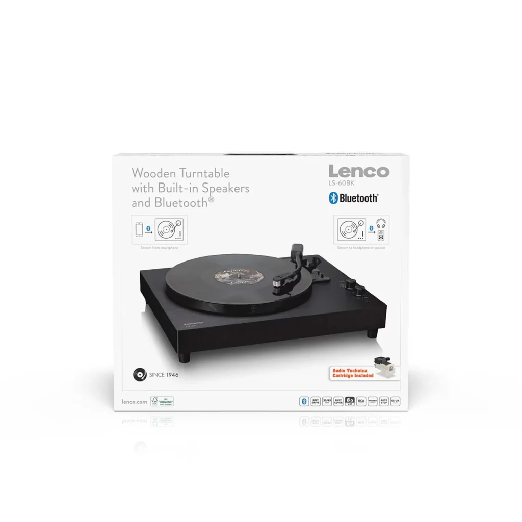 Виниловый проигрыватель Lenco LS-60BK