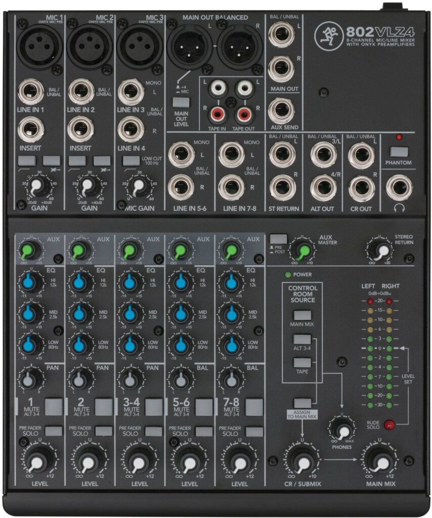 Микшерный пульт Mackie 802 VLZ 4