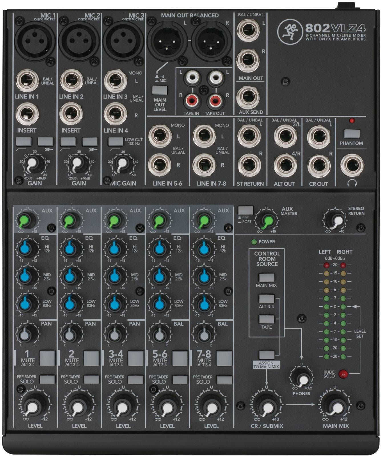 Микшерный пульт Mackie 802 VLZ 4