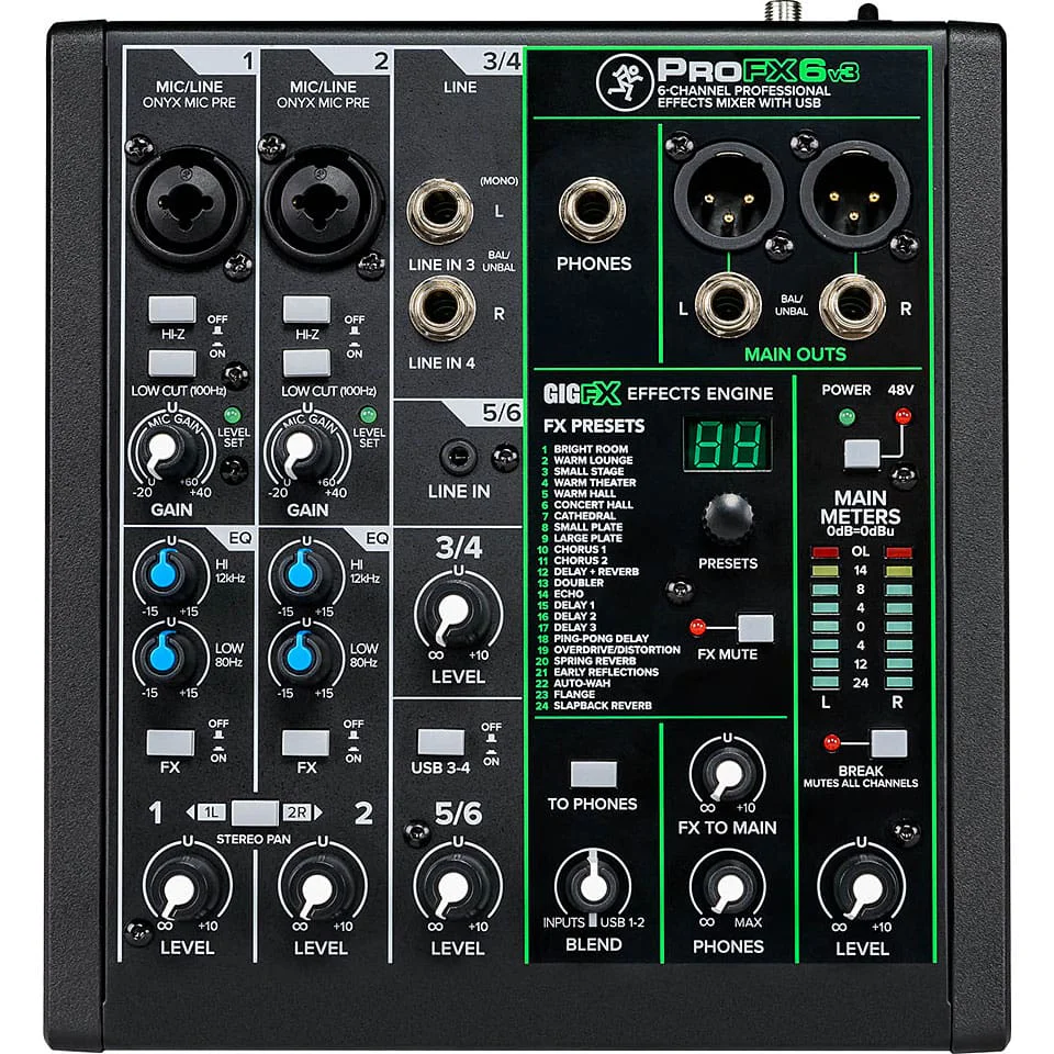 Микшерный пульт Mackie ProFX6v3