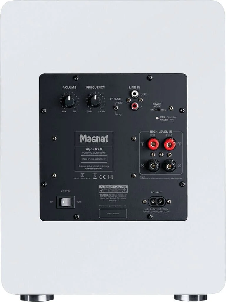 Сабвуфер активный Magnat Alpha RS 8 White