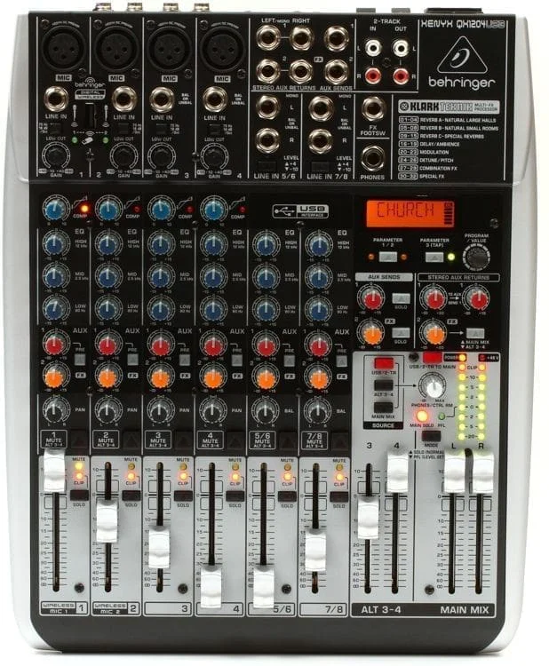 Микшерный пульт Behringer XENYX QX1204 USB