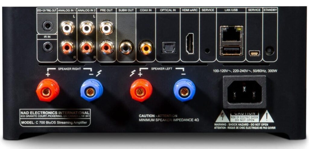 Сетевой стереоресивер NAD C 700