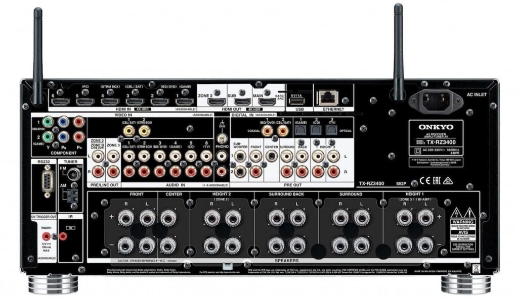 AV-ресивер Onkyo TX-RZ3400 black