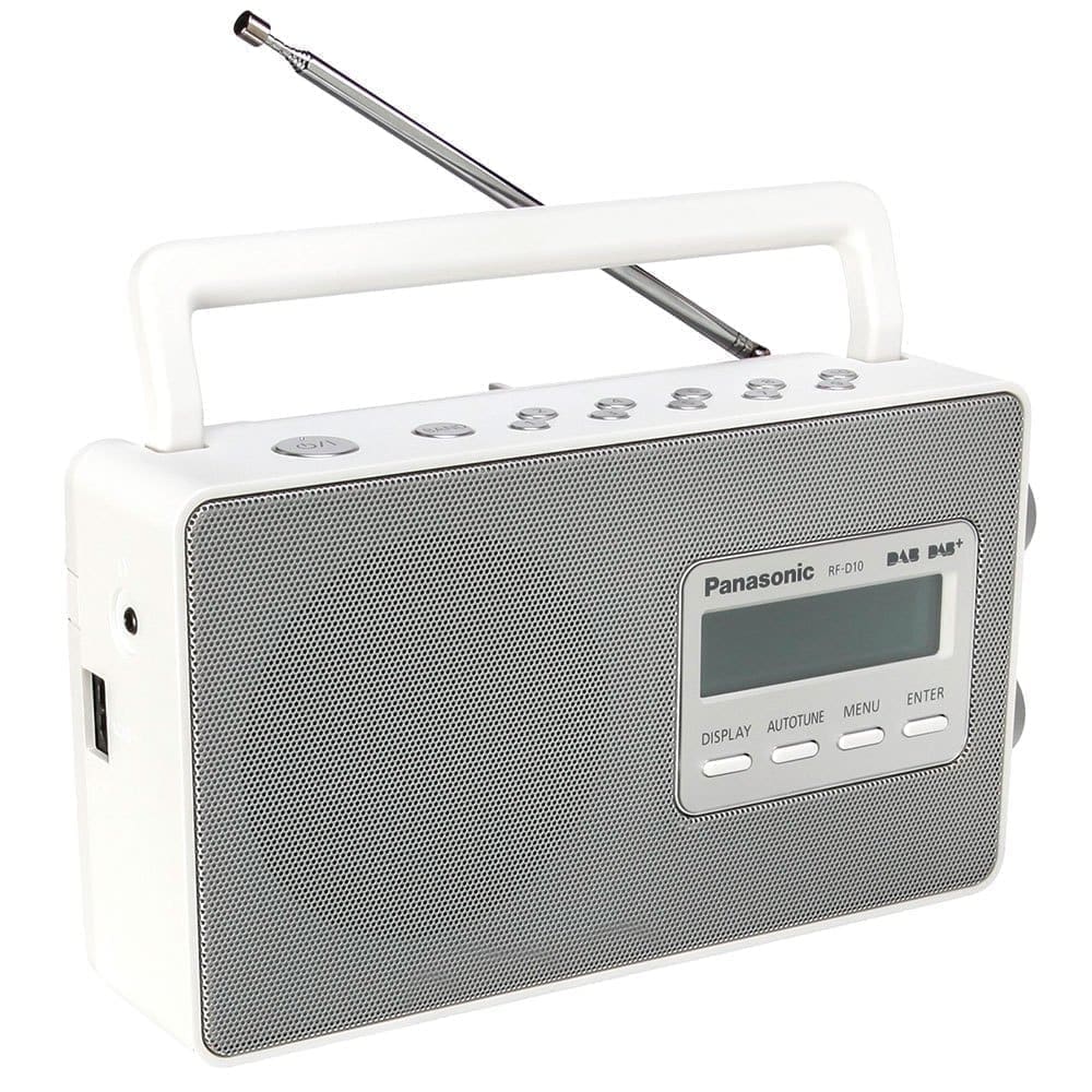 FM-радио, будильник Panasonic RF-D10EG-W
