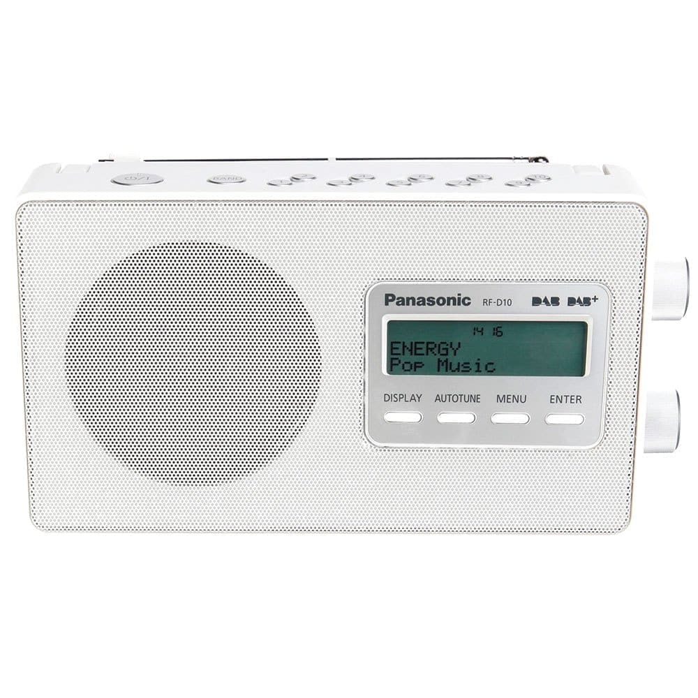 FM-радио, будильник Panasonic RF-D10EG-W