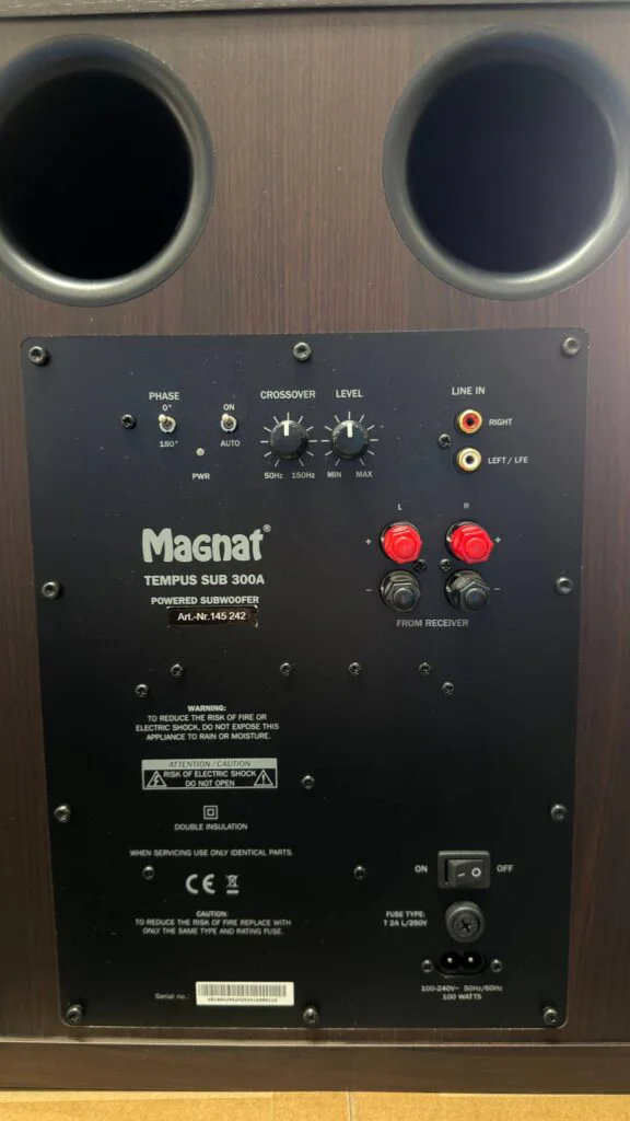 Сабвуфер Magnat Tempus SUB 300 A Mocca (витринный вариант)
