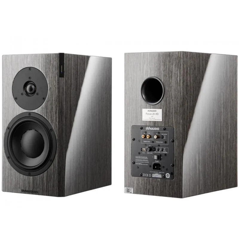 Полочная активная акустика Dynaudio Focus 20 XD Grey Oak High Goss