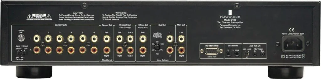 Предусилитель Parasound Model 2100