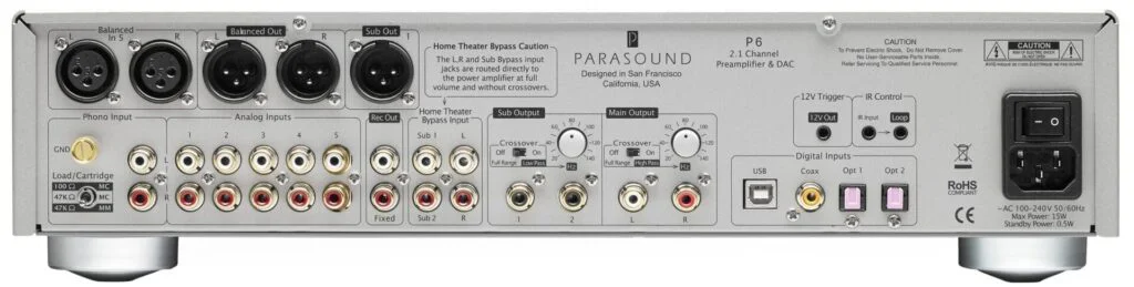Предусилитель Parasound P6 HALO