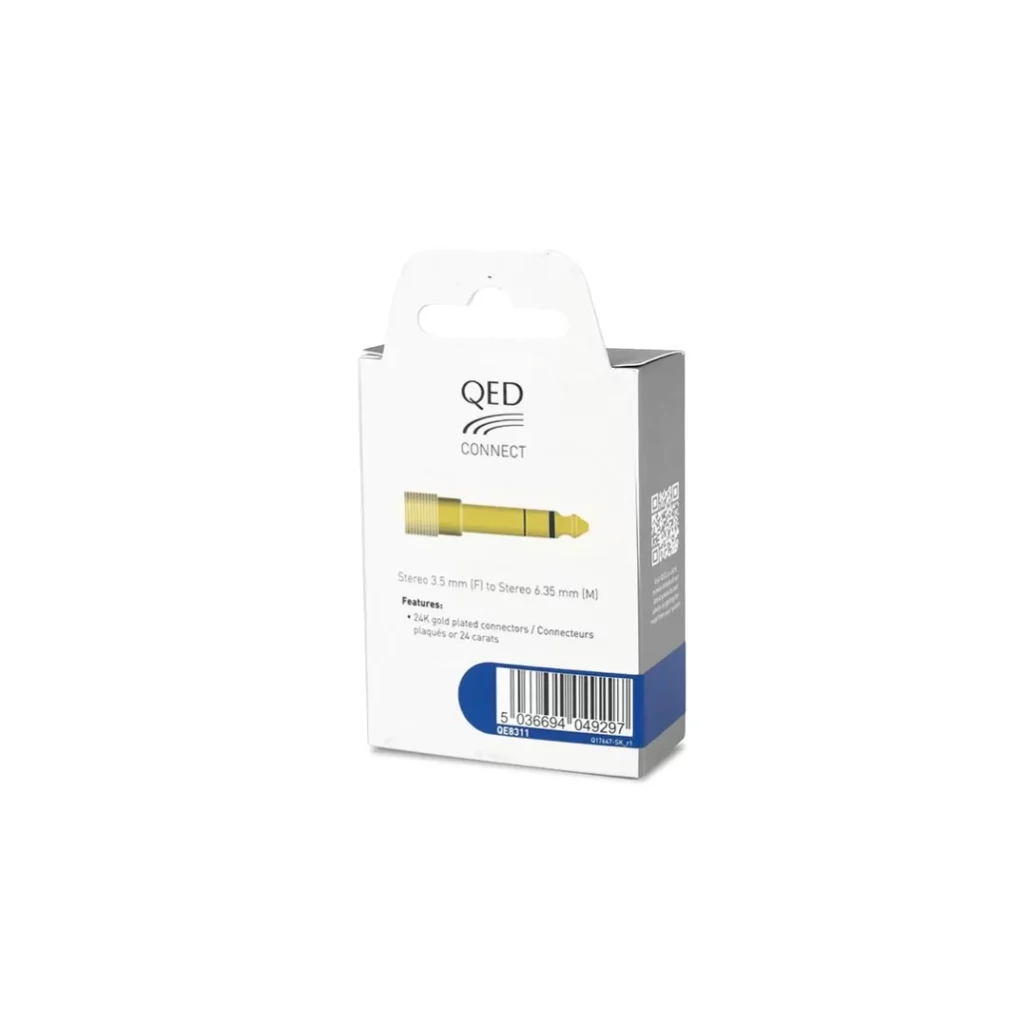 Адаптер QED Connect 3.5mm-6.35mm Jack Adaptor [QE8311]