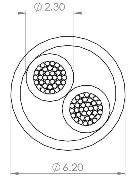 QED PE 16/2 UV Black (art. QE4155)