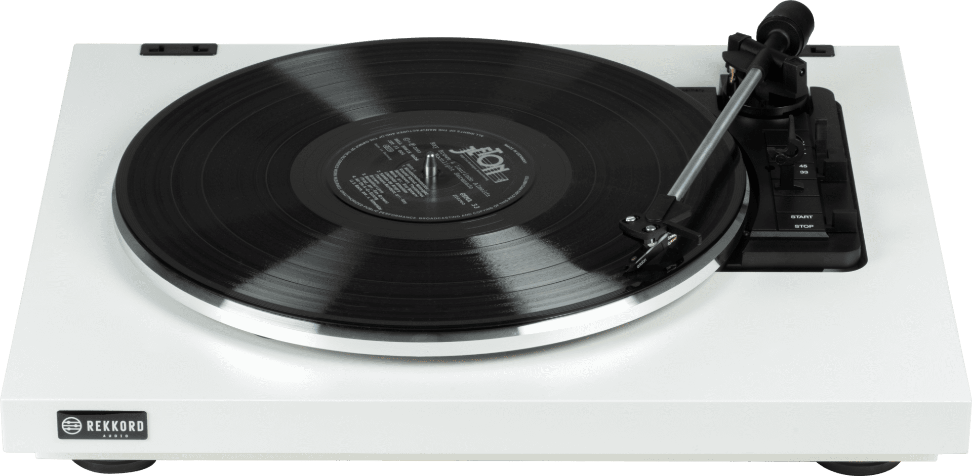 Проигрыватель винила REKKORD Audio F110 White