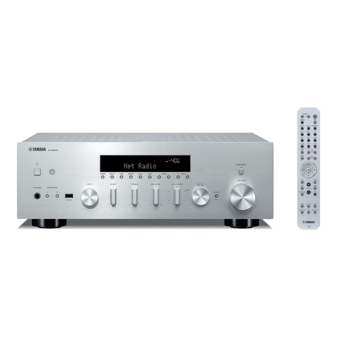 Сетевой стереоресивер Yamaha R-N600A Silver