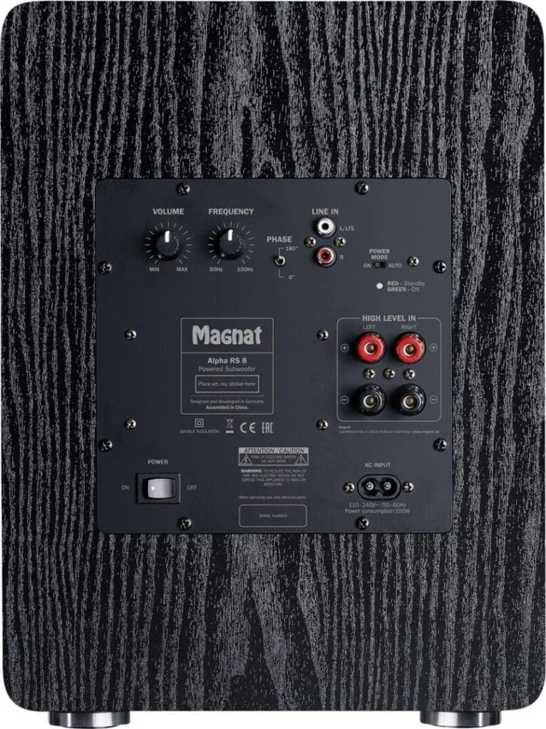 Сабвуфер активный Magnat Alpha RS 8 Black