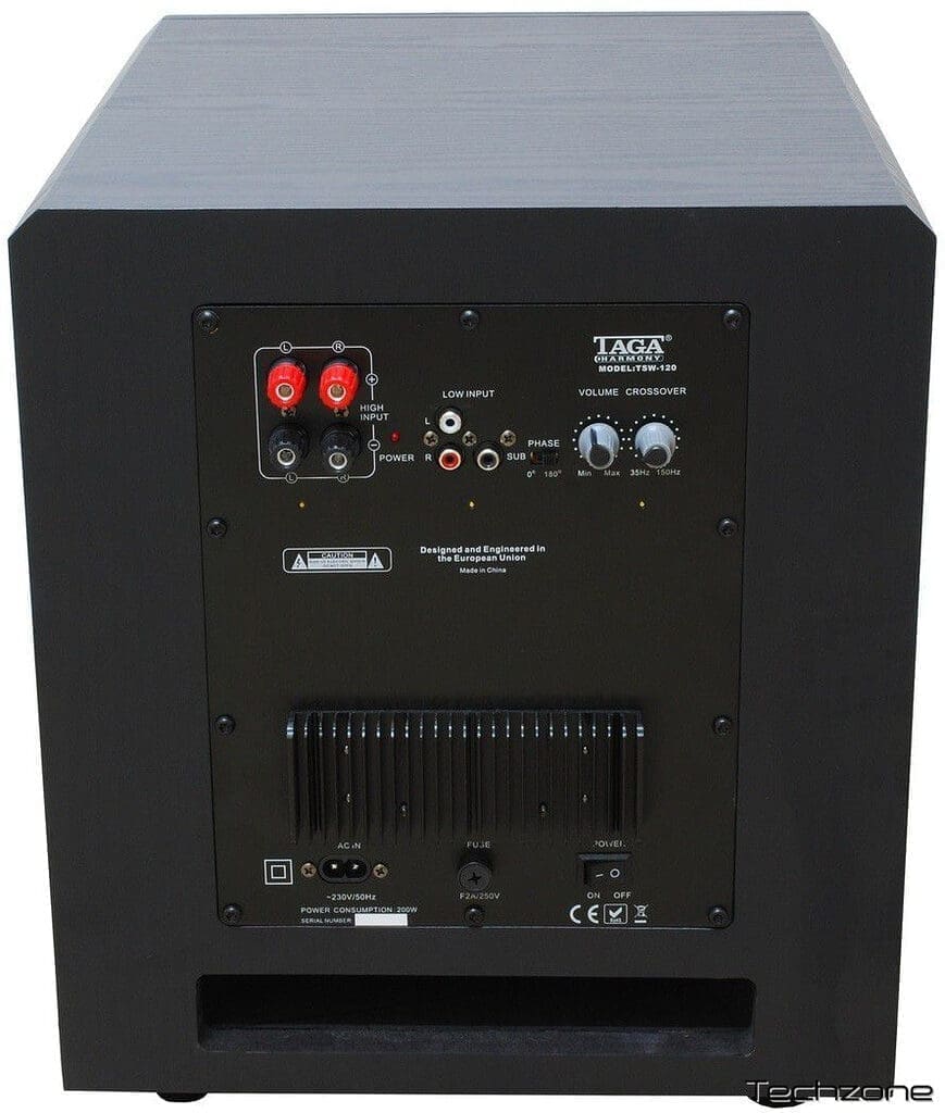 Активный сабвуфер TAGA Harmony TSW-120 v.2 Black