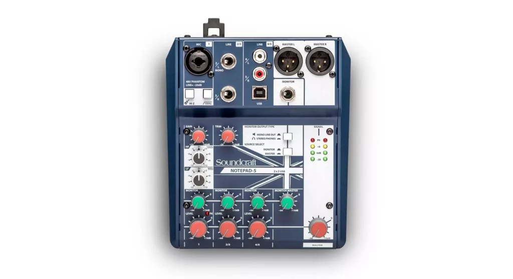 Микшерный пульт Soundcraft Notepad-5