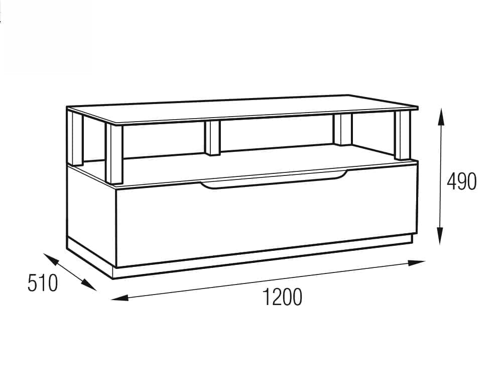 Стойка для ТВ MetalDesign MD 551 Planima