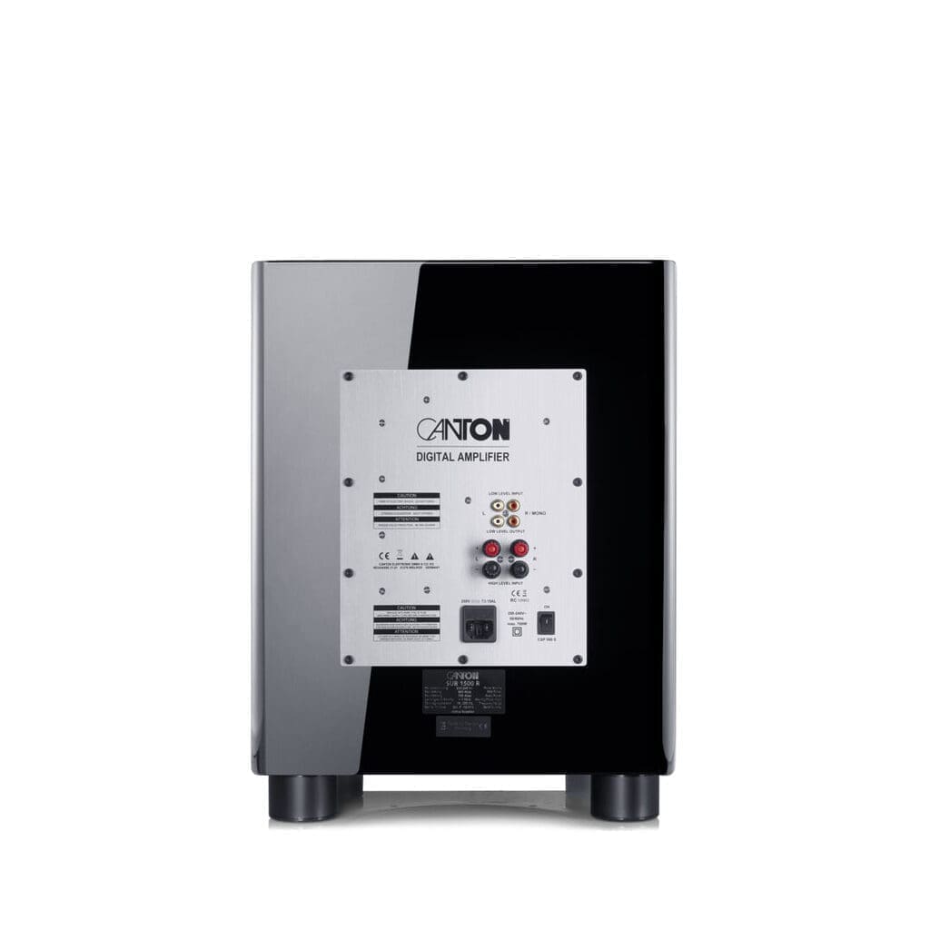 Сабвуфер активный Canton SUB 1500 R Black High Gloss