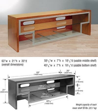 Тумба под телевизор Bello AVSC-2517MC