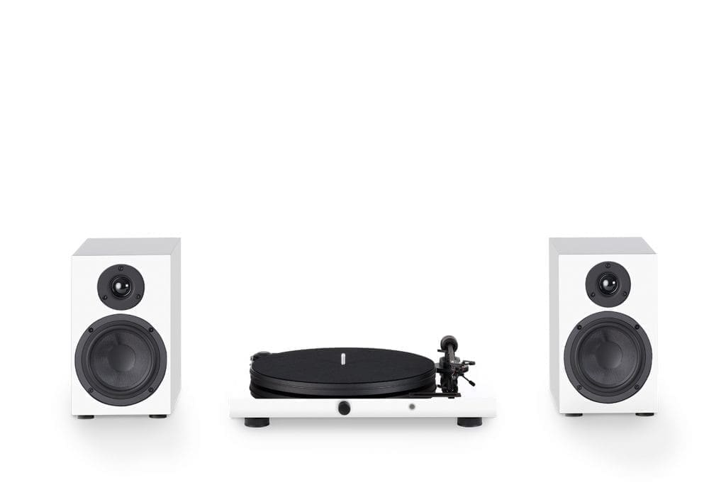 Виниловый проигрыватель Pro-Ject Juke Box E HiFi Set White