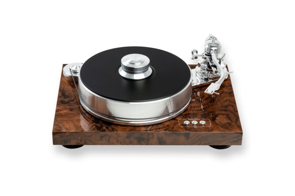 Виниловый проигрыватель Pro-ject Signature 10 Walnut Burl High Gloss (без картриджа)