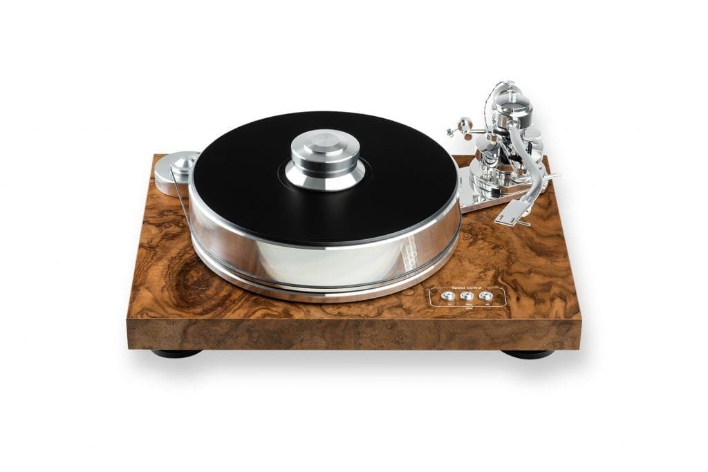 Виниловый проигрыватель Pro-ject Signature 10 Walnut Burl Satin (без картриджа)