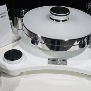 Виниловый проигрыватель Transrotor ZET 1 Matt White, Rega RB 880, MC головкой Transrotor Merlo, Konstant M1 Reference