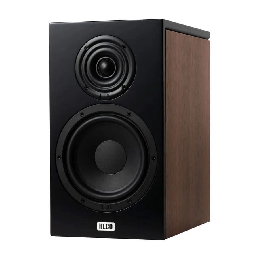 Полочная акустика Heco Aurora XT 300 Black / Walnut