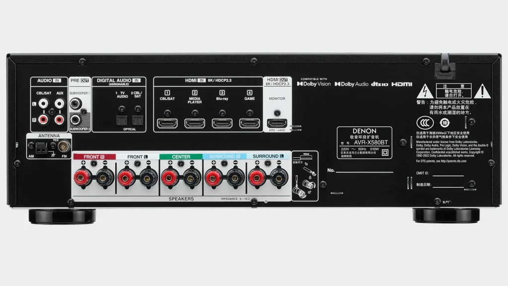 AV-ресивер Denon AVR-X580BT