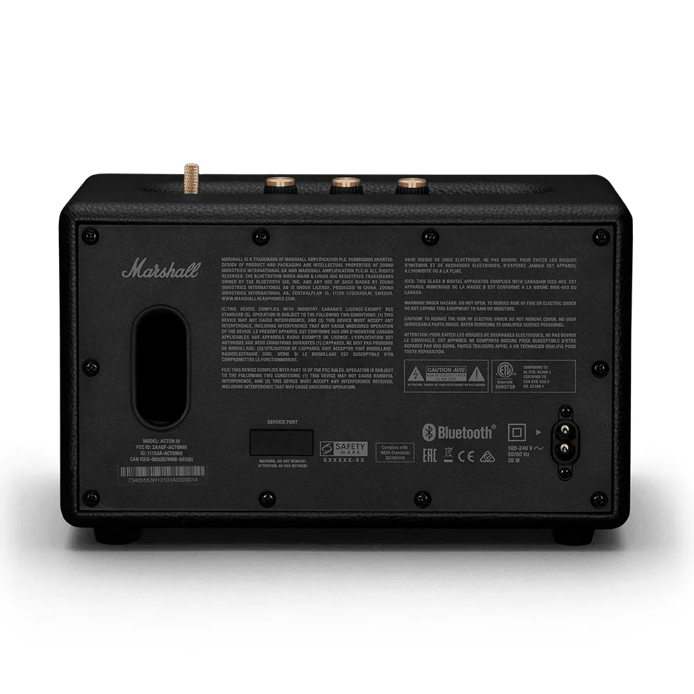 Беспроводная акустика Marshall Acton III Black