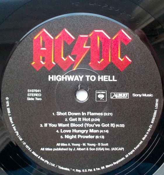 AC/DC – Highway To Hell LP
