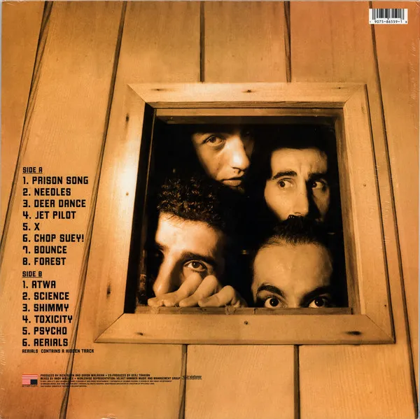 System Of A Down — Toxicity LP