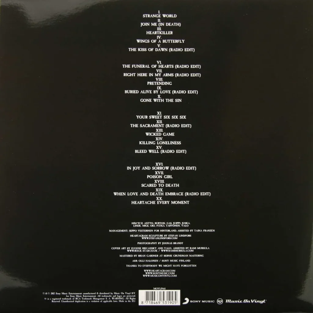 HIM ‎– XX: Two Decades of Love Metal 2LP