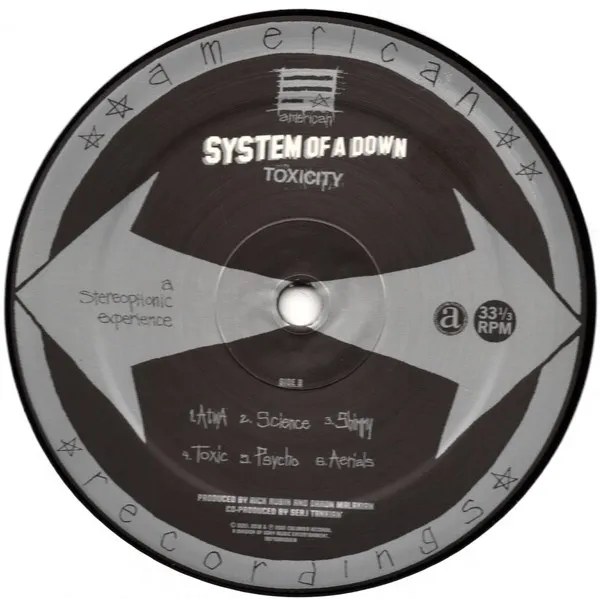 System Of A Down — Toxicity LP
