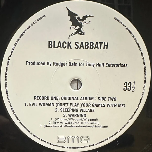 Black Sabbath – Black Sabbath (Deluxe) — 2LP