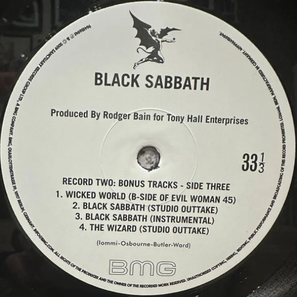 Black Sabbath – Black Sabbath (Deluxe) — 2LP