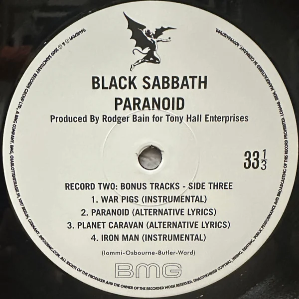 Black Sabbath – Paranoid (Deluxe) — 2LP
