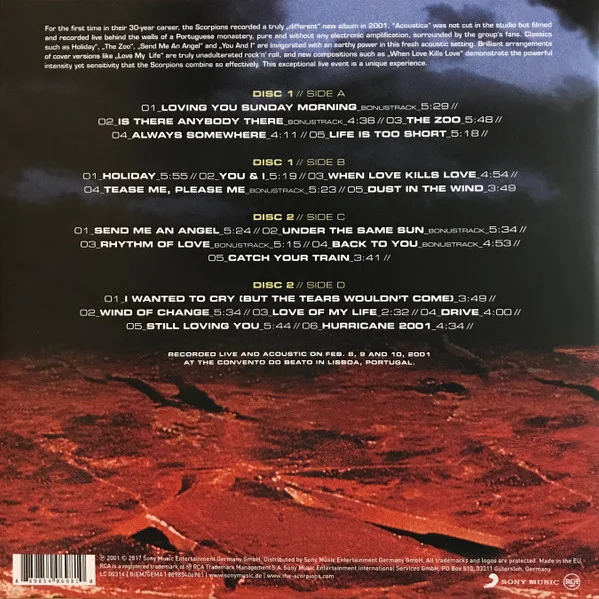 Scorpions — Acoustica 2LP